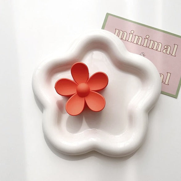 Blossom claw clip - Orange