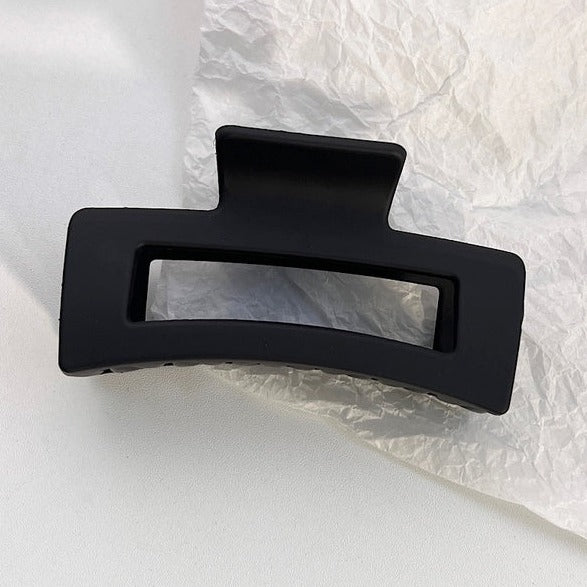 Square claw clip - Black