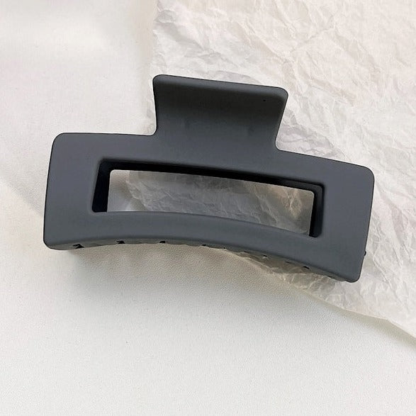 Square claw clip - Blue Grey