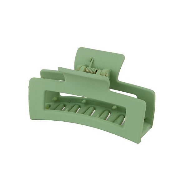 Square claw clip - Green