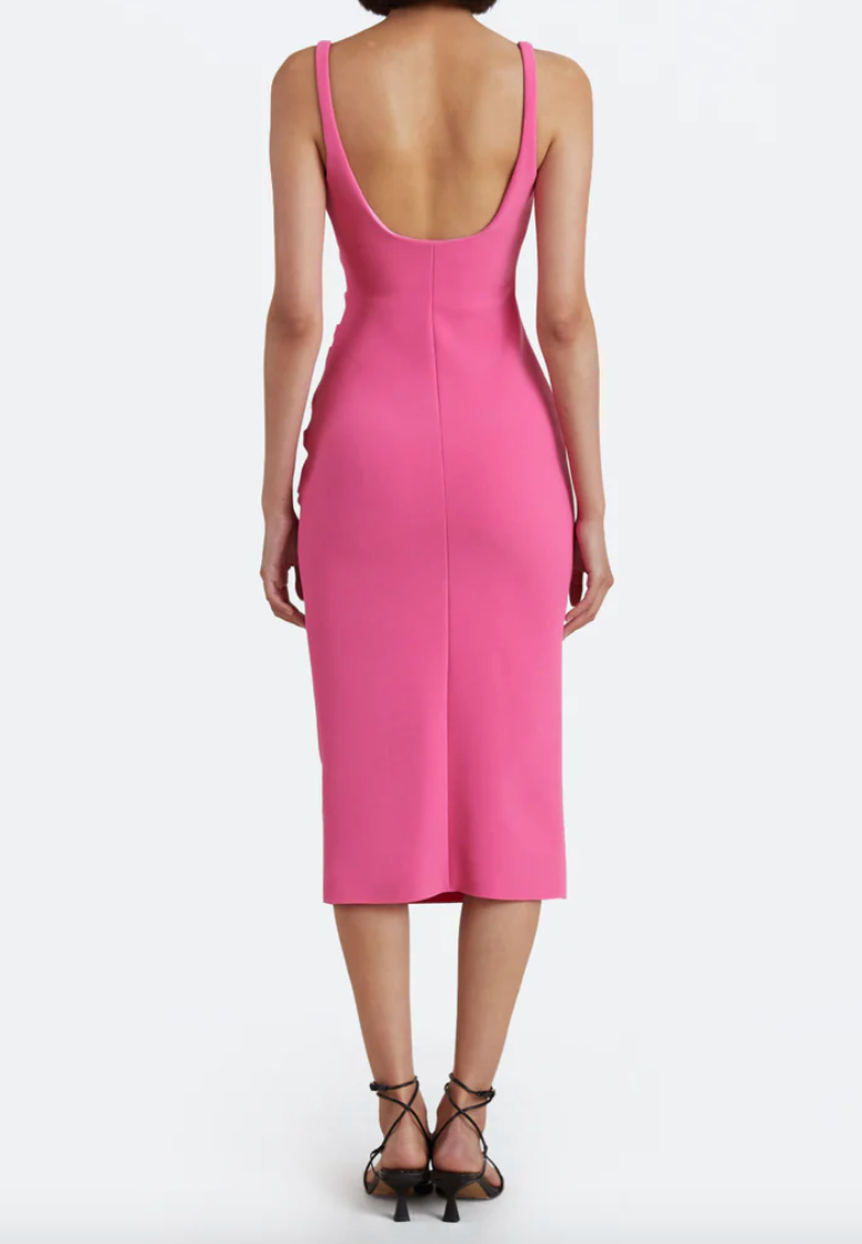 Karina tuck midi paradise pink