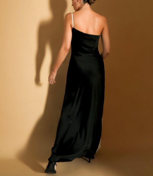 Halina One Shoulder Dress