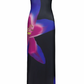 Midnight lily floral slip dress