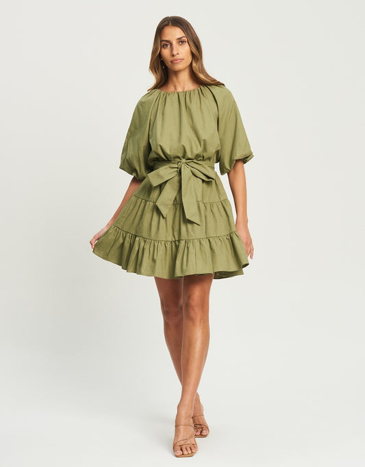 Matina mini dress khaki