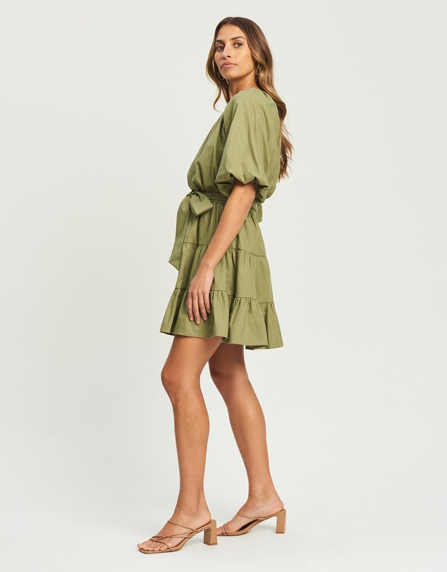 Matina mini dress khaki