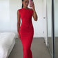 Mika maxi dress cherry
