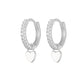 Love Club earrings - silver (6 colours available)
