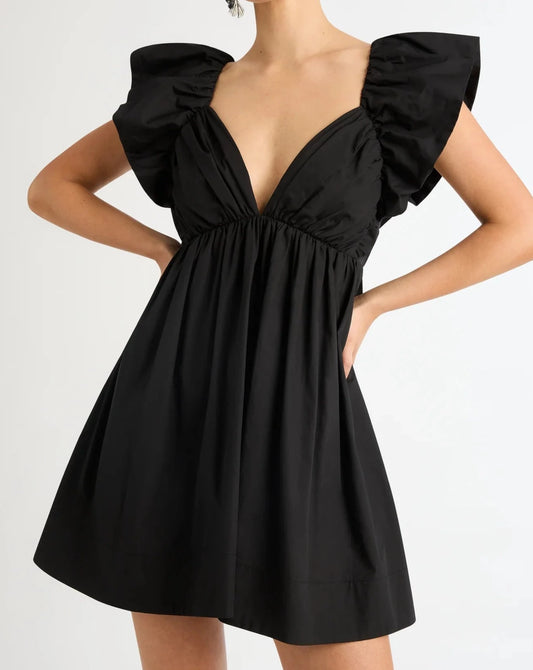 Bermuda mini dress black