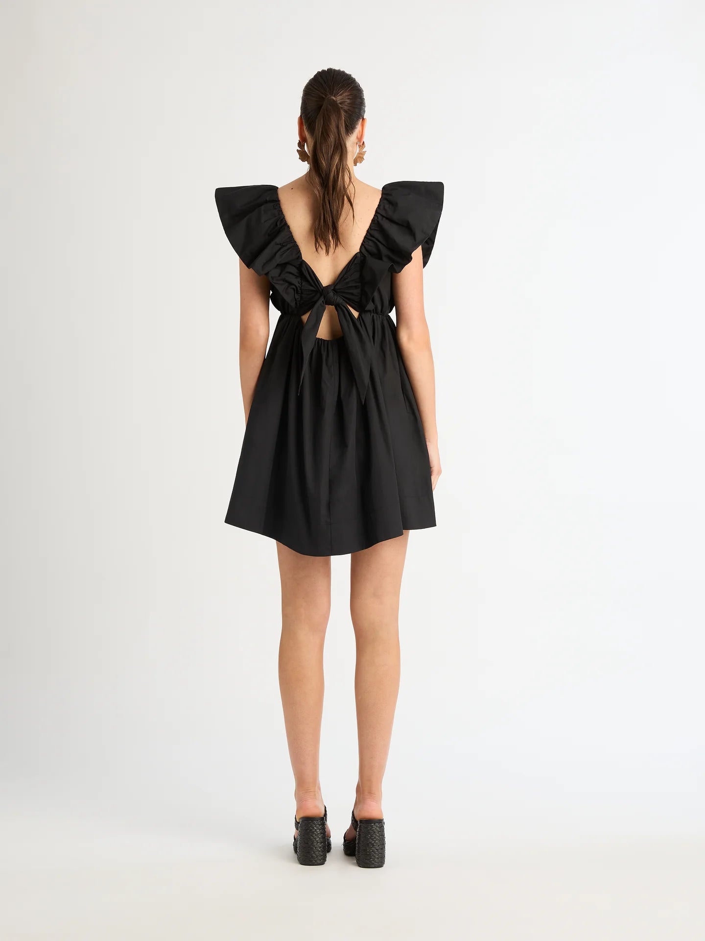 Bermuda mini dress black