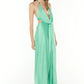 Evening Trance Slip Dress Green