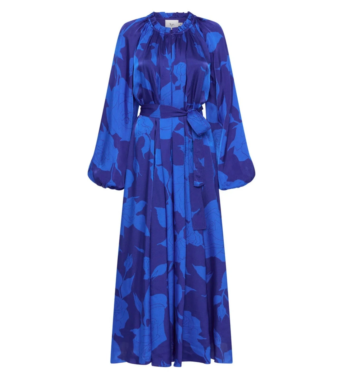 Knowing belted smock dress electric rose