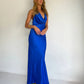 Lucia Maxi Dress in Cobalt