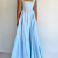 Sienna Maxi Dress in Powder Blue