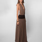 Ophelia dress brown