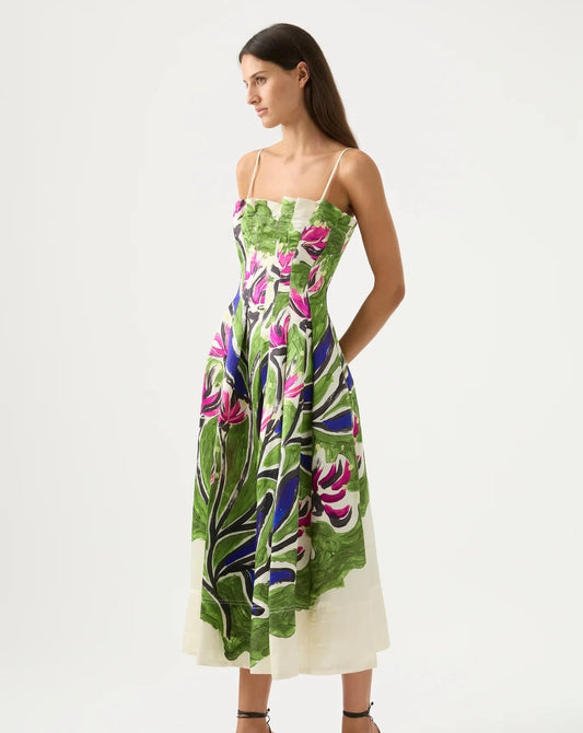 Paradiso Cinched midi dress