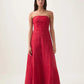 Soundscape maxi dress scarlet red