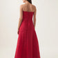 Soundscape maxi dress scarlet red