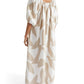 Linen Abstract maxi dress