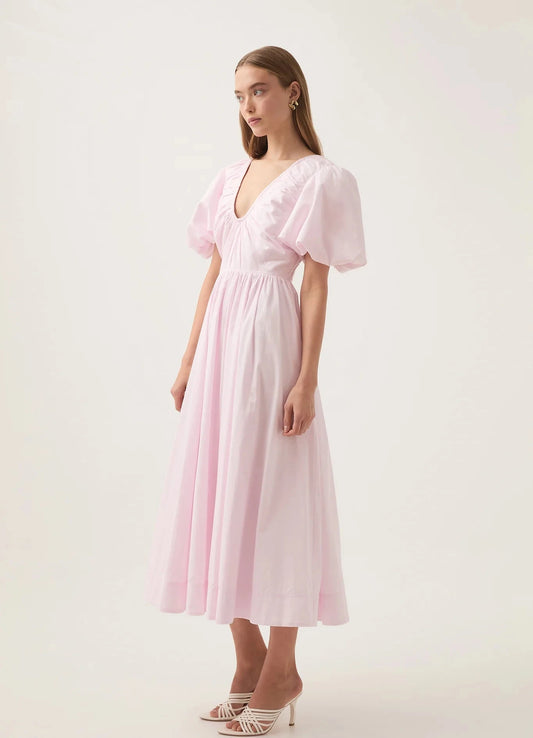 Esmerie Midi Dress pastel pink