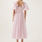 Esmerie Midi Dress pastel pink