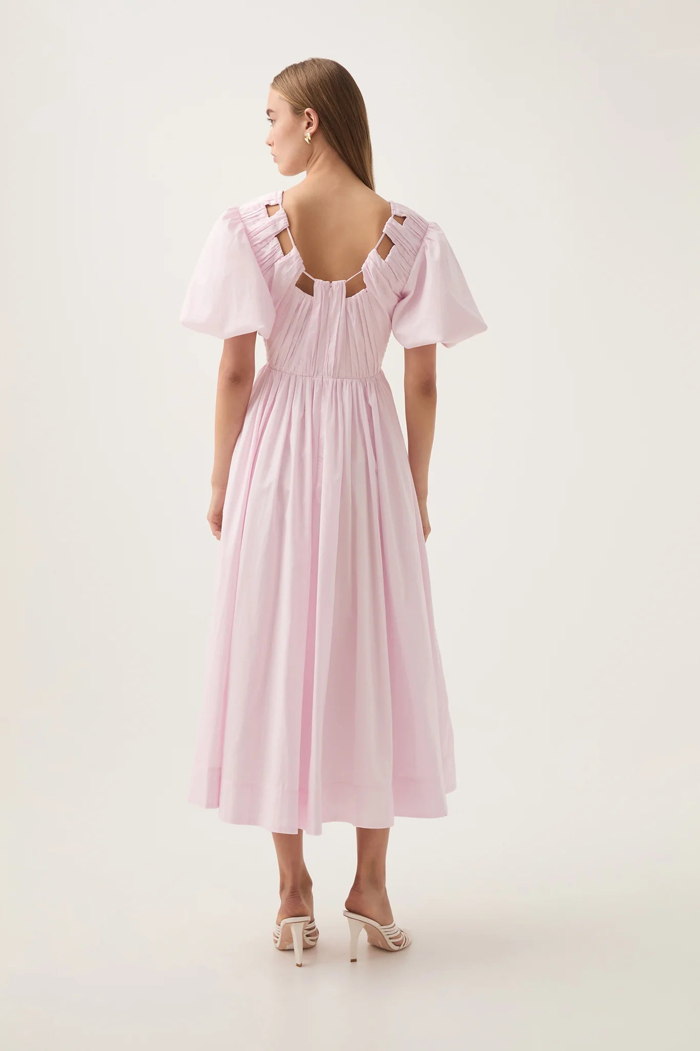 Esmerie Midi Dress pastel pink