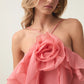 Pandorea Layered Mini Dress washed coral