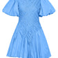 Wisteria Mini Dress Mist Blue