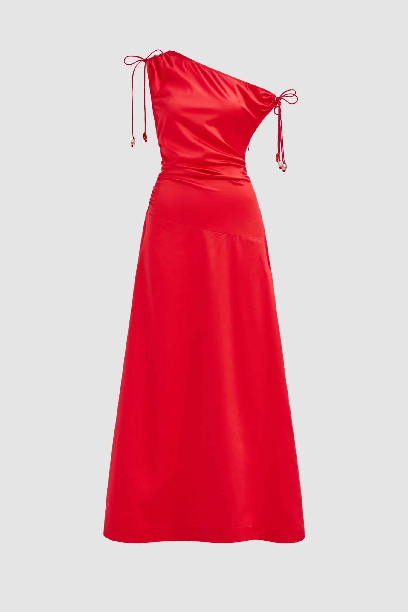 Laure Off Shoulder Maxi Dress Cherry