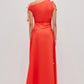 Laure Off Shoulder Maxi Dress Cherry
