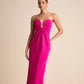 Thula Magenta Cutout U-Bar Column Maxi Dress