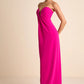 Thula Magenta Cutout U-Bar Column Maxi Dress