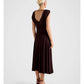 Oceana Cowl Jersey Dress Chocolate