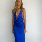 Lucia Maxi Dress in Cobalt