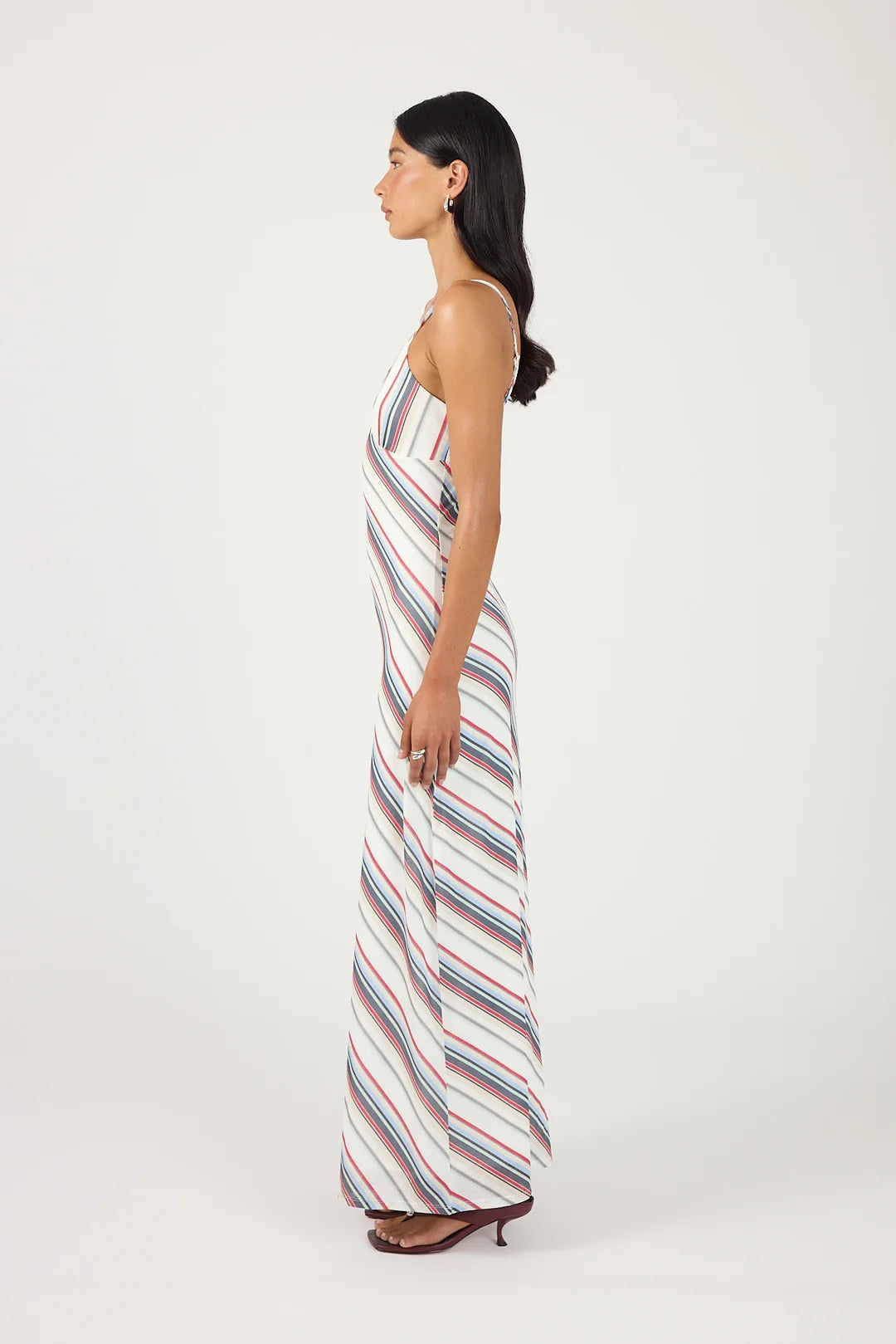 Cassie Maxi Dress Multi Stripe