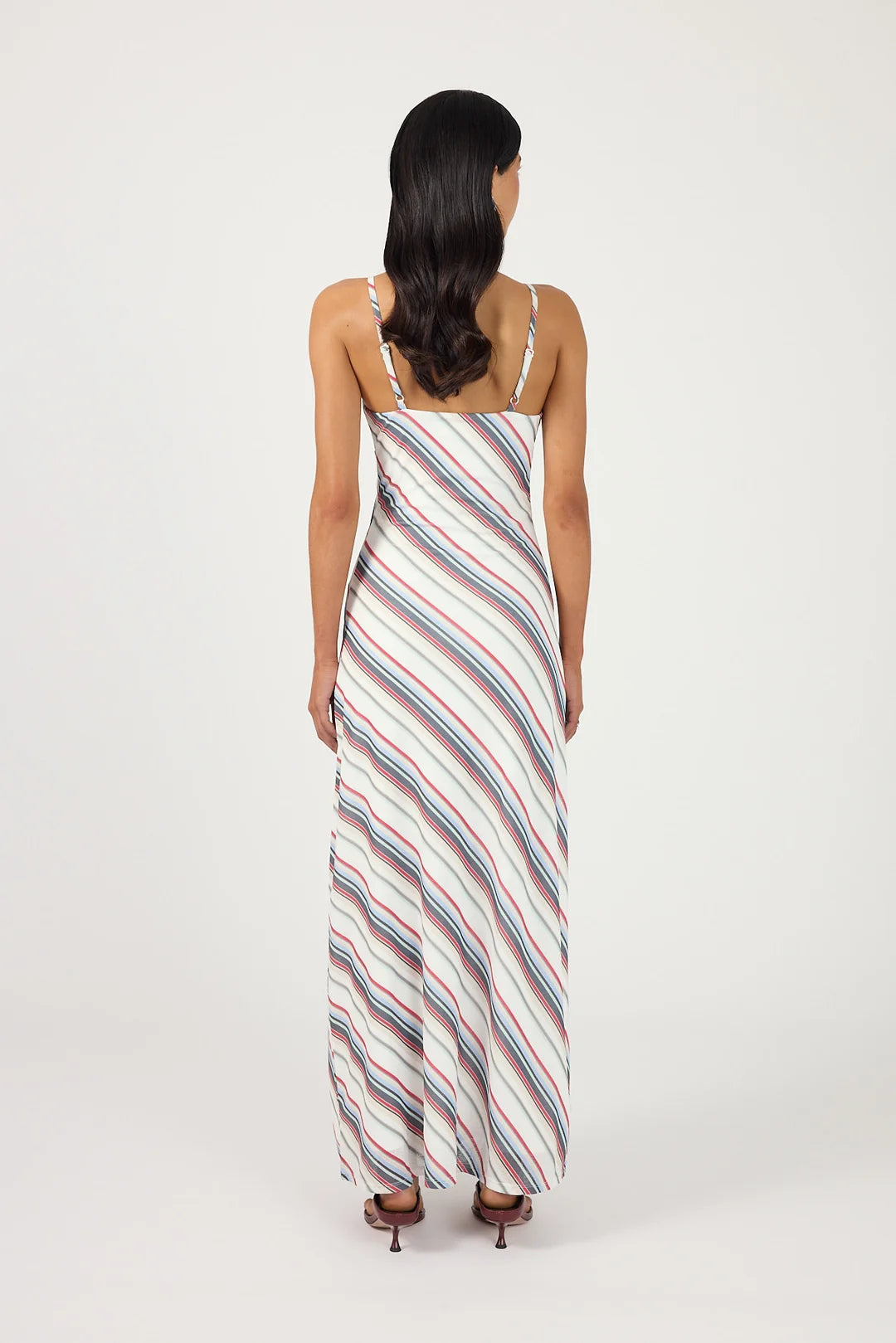 Cassie Maxi Dress Multi Stripe