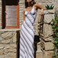 Cassie Maxi Dress Multi Stripe