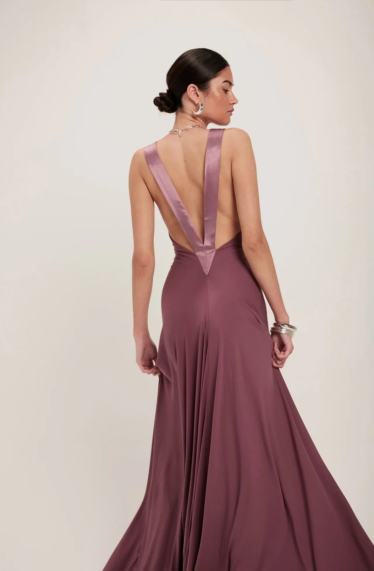 Rosa gown mauve