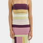 Fontana slip dress elisa stripe
