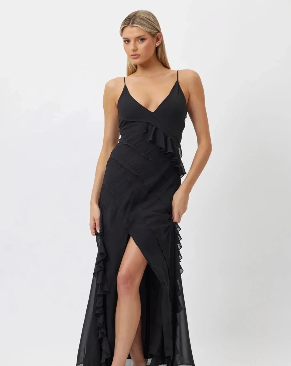 Valerie maxi dress black