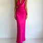 Lucia Maxi Dress in Fuschia