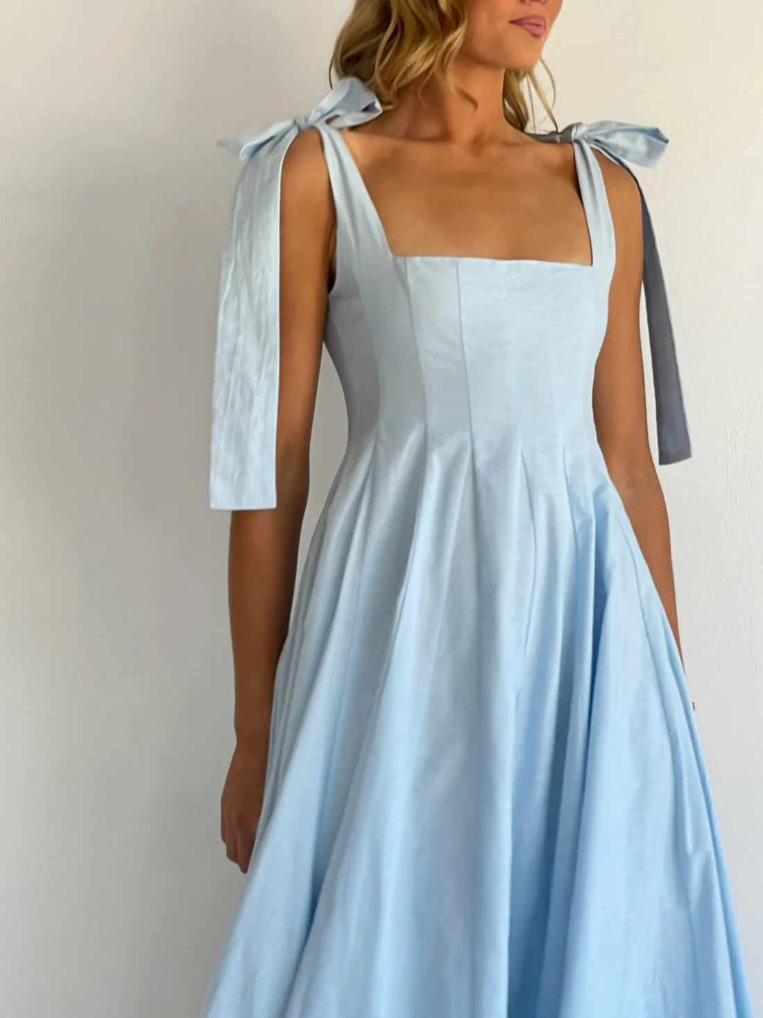 Sienna Maxi Dress in Powder Blue