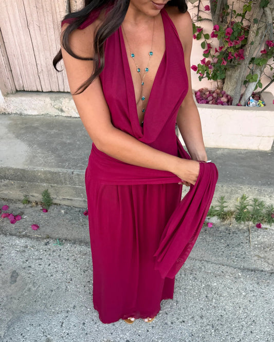 Yosei Dress in Red