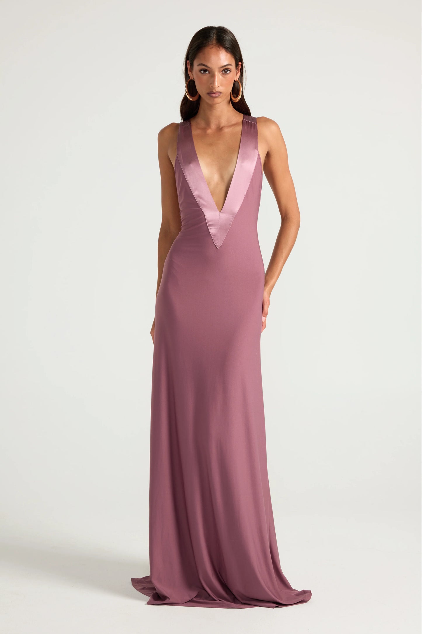 Rosa gown mauve