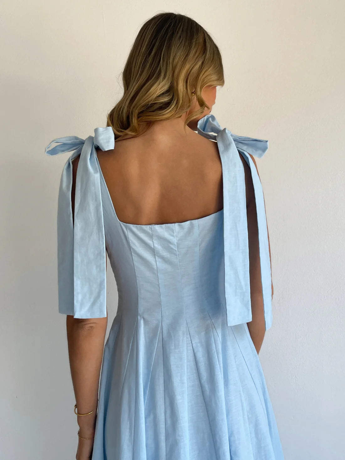 Sienna Maxi Dress in Powder Blue