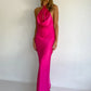 Lucia Maxi Dress in Fuschia
