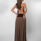 Ophelia dress brown