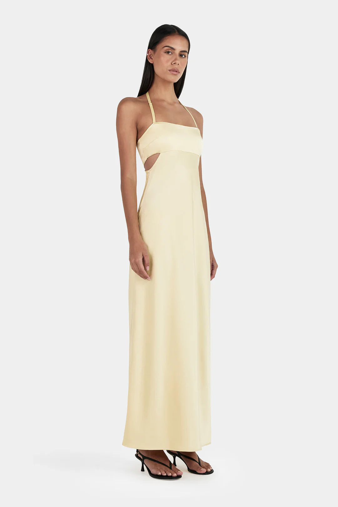 Aisha Dress Lemon (with removable strap)
