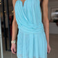 Danka strapless mini dress turquoise