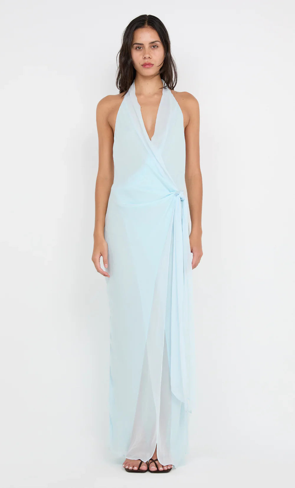 Soneva Wrap Dress Arctic Blue