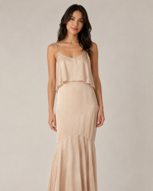 Dessy dress Cameo Gold
